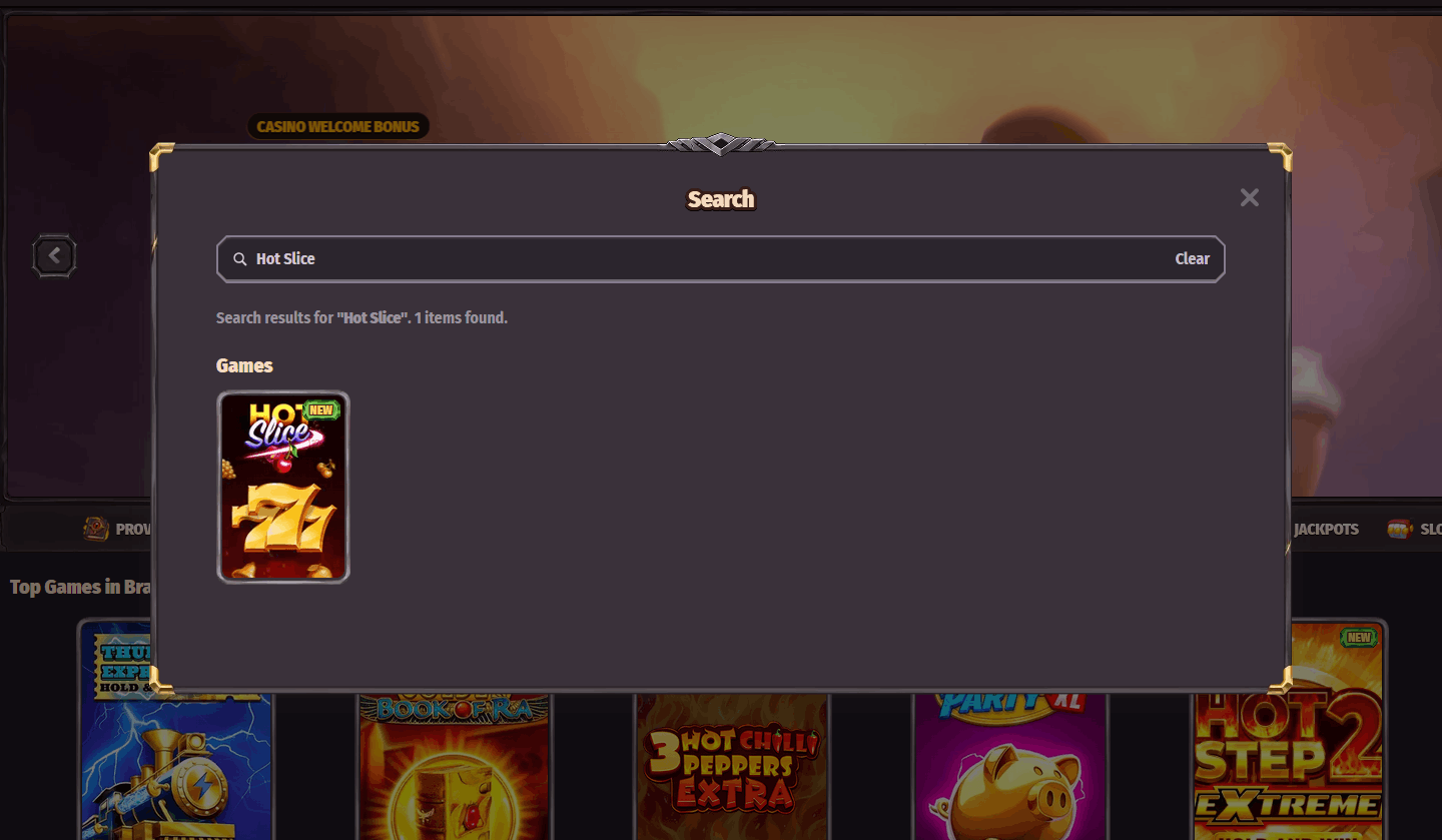 Step 4 — Find Book of Oz in the game search